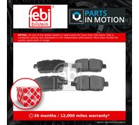 FEBI BILSTEIN 175212 Brake pad set