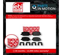 FEBI BILSTEIN 176970 Brake pad set