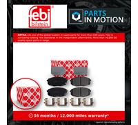 Brake Pads Set Front 177071 Febi 58101G3A00 58101J9A50 58101J9A55 58101M0A00 New