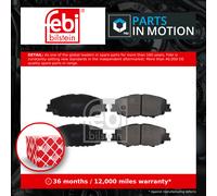 Brake Pads Set Front 180140 Febi 0446502460 0446512670 0446502480 26217 26218