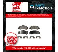 Brake Pads Set Front 186405 Febi 58101B9A75 58101K7A00 25976 25977 25978 Quality