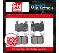 Brake Pads Set Front 195082 Febi A0004206502 A000420650265 A0004208100 Quality