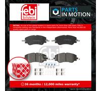 Brake Pads Set Front 199954 Febi 1681371180 Genuine Top Quality Guaranteed New