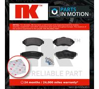 Brake Pads Set fits CITROEN C4 Mk2 VTi 1.4 Front 2009 on NK 1611840080 Quality