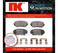NK Front Brake Pad Set for Kia Picanto LPG B3LA 1.0 August 2013 to August 2017