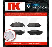 NK Front Brake Pad Set for Chevrolet Kalos LY4 1.2 Litre June 2006 to Present