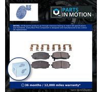 Blue Print Brake Pads Set for Hyundai i20 PB 1.2 Front 08-15 G4LA 581010XA01