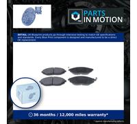 Brake pads Front Axle ADG042141 BLUE PRINT for CHEVROLET SPARK
