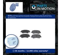 Brake pads Front Axle ADG042153 BLUE PRINT for KIA HYUNDAI