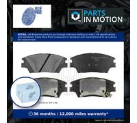 Blue Print Brake Pads Set ADG042168 Front for SsangYong Tivoli 1.6D (D16DTF) 2015 New