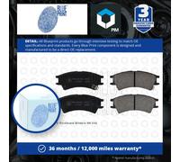 Brake Pads Set fits HYUNDAI AMICA / ATOZ MX 1.1 Front 03 to 10 Blue Print New