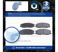 BluePrint Brake Pad Set - Front - fits Hyundai Santa FE l - Ssangyong Actyon l