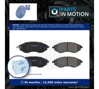 Front Brake Pads Astra Set Kit Fits Chevrolet (GM) 94566892 Blue Print ADG04257