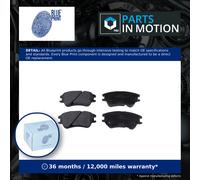 Blue Print Brake Pads Set Front ADG04260 – Fits Hyundai Amica/Atoz, 105 mm – 5810102A10