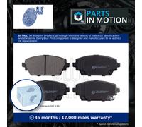 Blueprint ADH24256 Disc Brake Brake Pad Set Front Braking Fits Honda MG Nissan