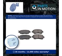 Brake Pads Set fits MAZDA 2 1.5 Front 2014 on Blue Print DAY53328ZA DAY63328ZA