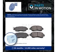 Brake Pads Set fits MAZDA 2 1.5 Front 2014 on Blue Print DAY53328ZA DAY63328ZA