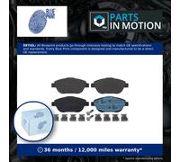 Brake pads Front Axle ADP154208 BLUE PRINT for CITROËN OPEL