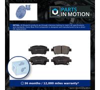 Brake pads Front Axle ADT342105 BLUE PRINT for TOYOTA YARIS/VITZ CELICA Coupe
