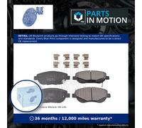 Brake Pads Set fits TOYOTA VERSO AUR21 2.2D Front 09 to 18 2AD-FHV Blue Print