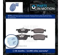 Brake Pads Set fits VAUXHALL VIVARO C, K0 2.0D Front 2019 on Blue Print Quality