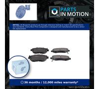 Blue Print Brake Pad Set ADT34291 – Front Axle – Single Set