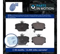 Genuine Blue Print Brake Pad Set fits Smart 0001431V002