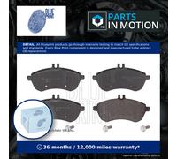 Brake Pads Set fits MERCEDES C220 2.2D Front 2008 on Blue Print A0054200820 New