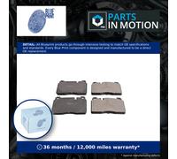 Brake Pads Set fits AUDI A6 C7 2.0 Front 14 to 18 Blue Print 8R0698151AA Quality