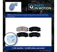 Blue Print Brake Pads Set - Opel Frontera A/B 2.2 Front 1995-2004 - 09192177