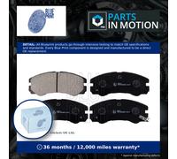 Brake Pads Set fits OPEL FRONTERA A, B 2.2 Front 95 to 04 Blue Print 09192177