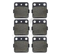 Brake Pads Set Front And Rear Compatible With ATC250 ATC200X TRX300EX TRX400EX Sportrax TRX250X TRX400 EX ATV Models(3 pairs)