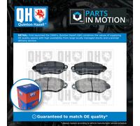 Brake Pads Set Front BP1244 Quinton Hazell 4077636 YC152K021AC 1415166 1465167