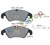 BRAKE PADS SET FRONT FITS AUDI A6 ALLROAD C7 A6 C7 A7 Q5 18-40 1108-0918