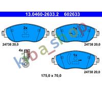ATE 13.0460-2633.2 Brake pad set