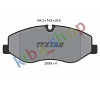 BRAKE PADS SET FRONT FITS MERCEDES MARCO POLO CAMPER W447 SPRINTER 35-T B906