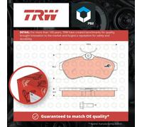 TRW GDB1496 Brake pad set
