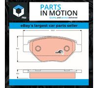 TRW Brake Pad Set GDB1571 Front Disc for Renault Megane II 1.4 (2002-on)