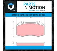 TRW Brake Pads GDB1606 - for Renault Megane II, Clio III, Megane III Coupe
