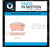 TRW Brake Pad Set GDB1629 - Front - Mercedes-Benz A-Class 2004-2006 (70 kW/95 hp)