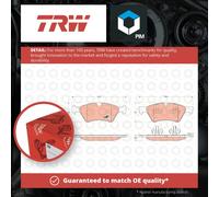 Brake pads GDB1642 TRW for MERCEDES-BENZ R-CLASS GL-CLASS E-CLASS M-CLASS