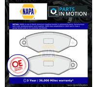 Brake Pads Set Front NBP1023 NAPA 172082 425192 4106000QAF 4106000QAG 425166 New