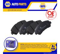 Brake Pads Set fits NISSAN QASHQAI J10 2.0D Front 07 to 13 NAPA 5581057L00 New