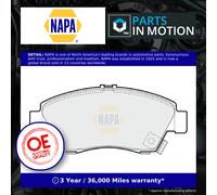 Brake Pads Set fits HONDA CIVIC Mk7 1.3 Front 03 to 05 LDA1 NAPA 06450S5AE50 New
