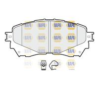 NAPA Front & Rear Pads fits Mazda 6 2012-2020 2.0 2.2 2.5
