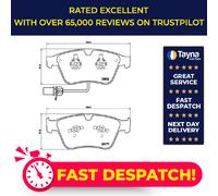 Brake Pads Set Front P05003 Brembo 3W0698151AA 3W0698151P 3W0698151R 24177 23822