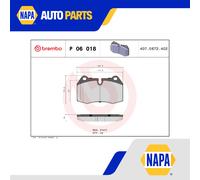 Brake Pads Set Front P06018 Brembo 34111161975 34111162175 34111162210 21471 New