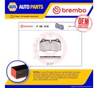 Brake Pads Set Front P06018 Brembo 34111161975 34111162175 34111162210 21471 New