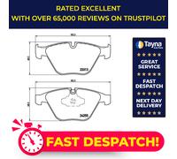 Brake Pads Set Front P06055 Brembo 34112288858 34112288859 34112288861 23313 New