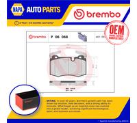 Brake Pads Set Front P06068 Brembo 34116789157 34116778719 34116784726 24478 New